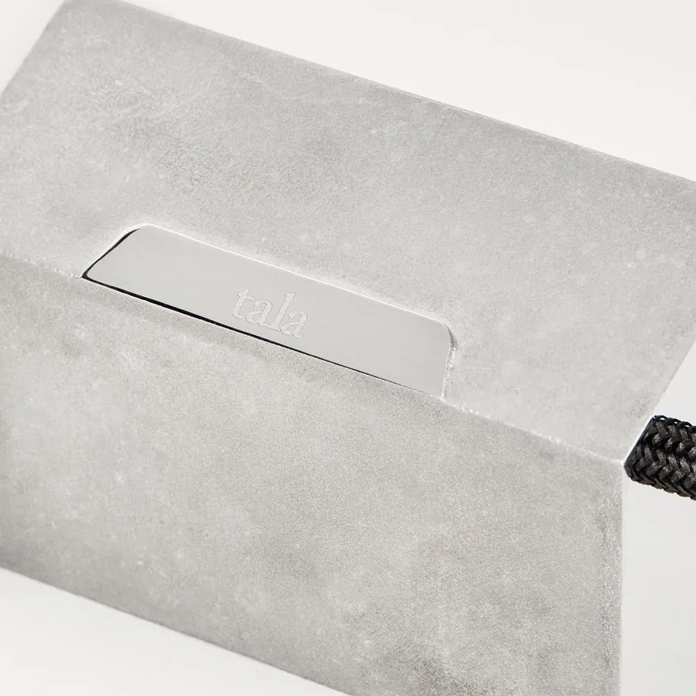 Сиво димируемо висящо осветително тяло ø 6 cm Basalt - tala