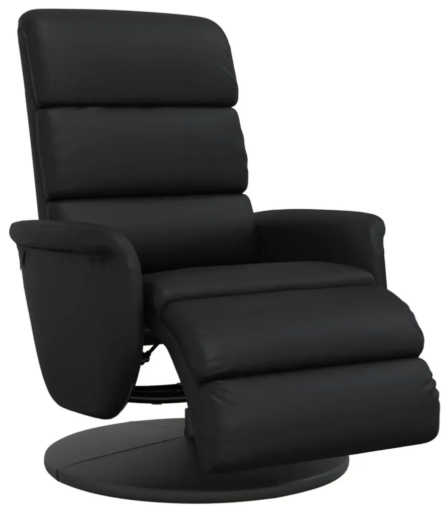 356717 vidaXL Наклоняем стол с поставка за крака,черен, изкуствена кожа