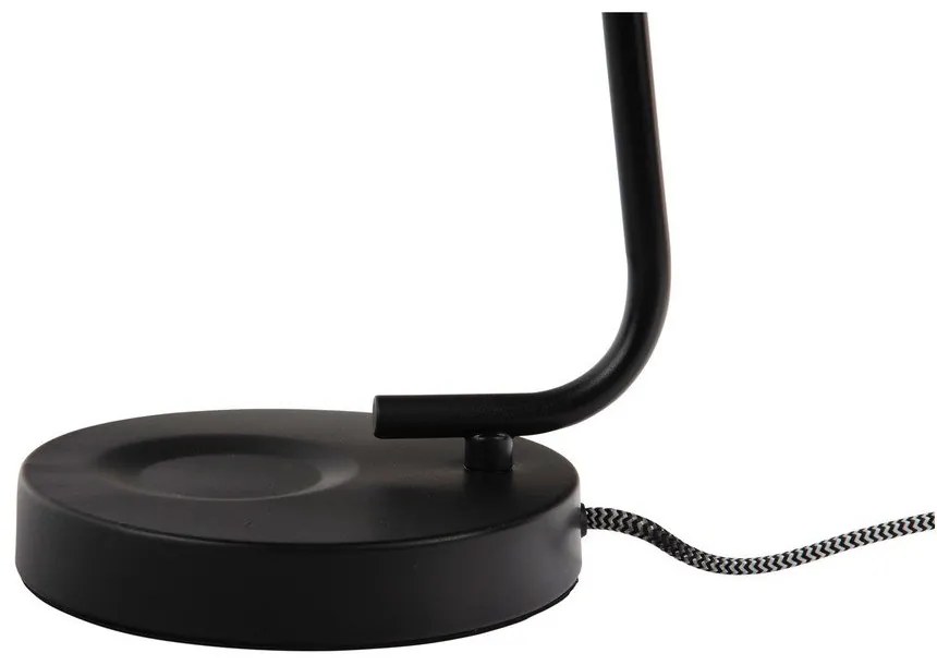 Черна настолна лампа (височина 38,5 cm) Encantar – Leitmotiv