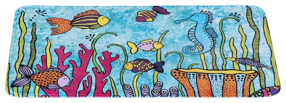 Текстилна постелка за баня 45x70 cm Rollin'Art Ocean Life - Wenko