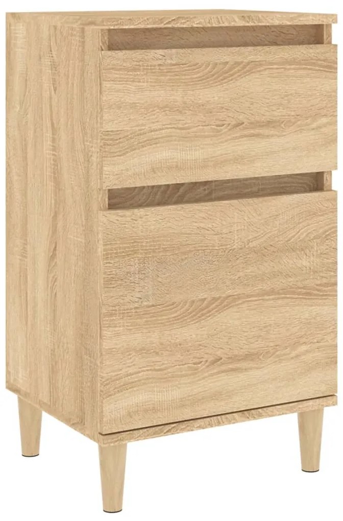 819698 vidaXL Нощно шкафче, дъб сонома, 40x35x70 см