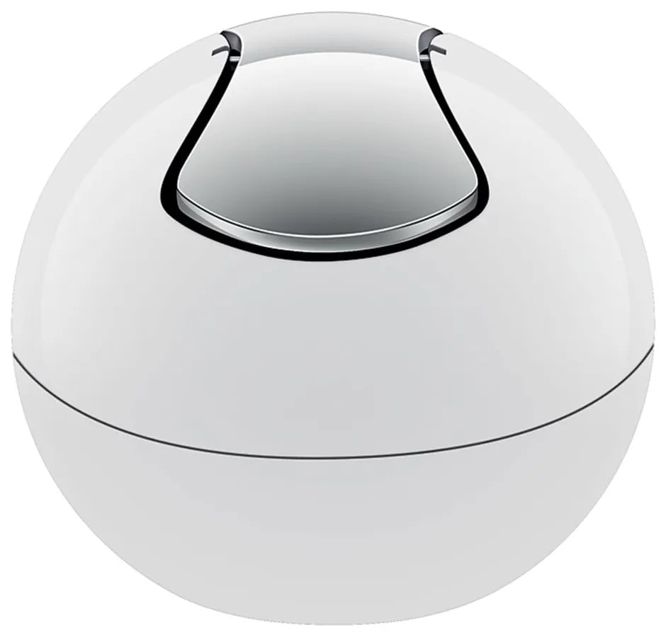 Бяло пластмасово кошче за боклук 1 l Bowl – Spirella