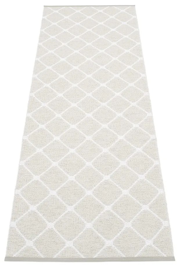 Светлосива и кремава пътека за открито и закрито 70x240 cm Rex Fossil – Pappelina