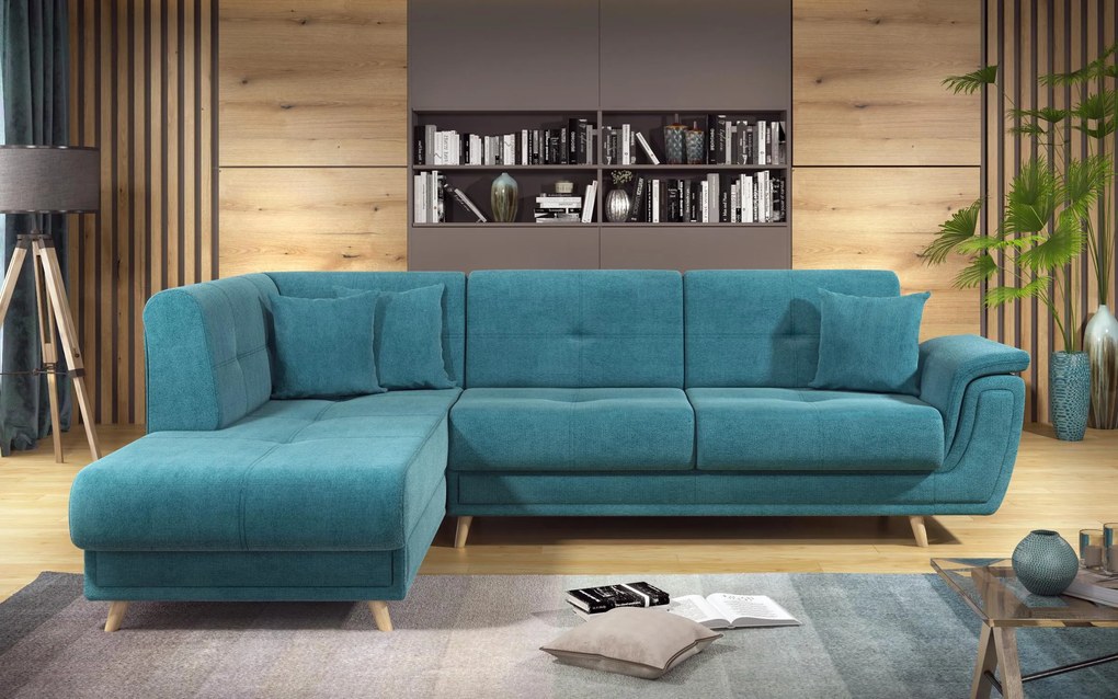 Разтегателен ъглов диван + клик-клак механизъм Принцес Премиум