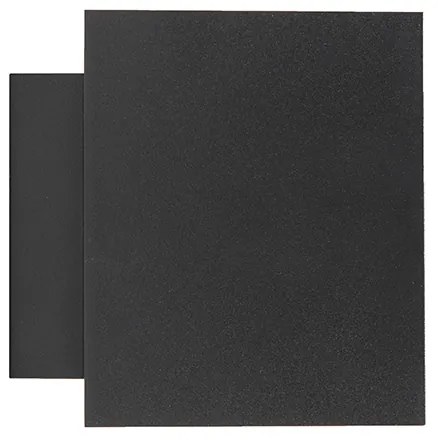 Дизайнерски стенен аплик черен и златист правоъгълен - Sola