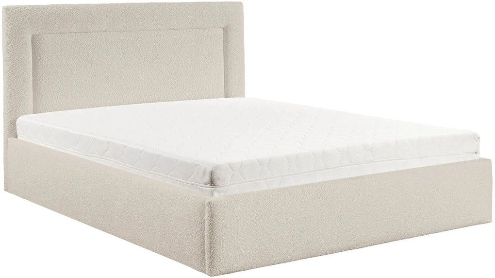 Облегнато легло Dream-Бежово-140 x 200