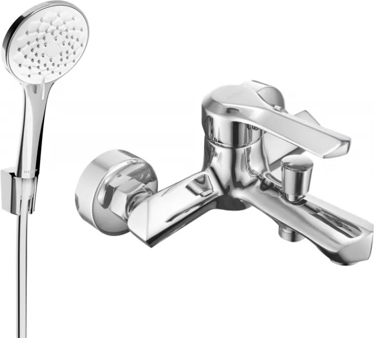 Mexen Sabre R74 батерия за вана с душ комплект, хром - 7213R74-00