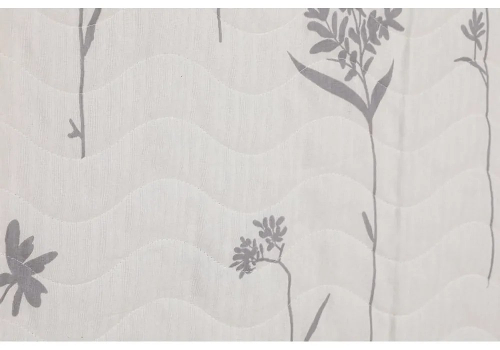 Комплект от сиво ватирано шалте за двойно легло и 2 калъфки за възглавници Efil - Mijolnir