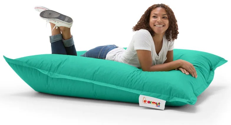 Градински пуф Cushion Pouf 100x100, цвят Тюркоаз