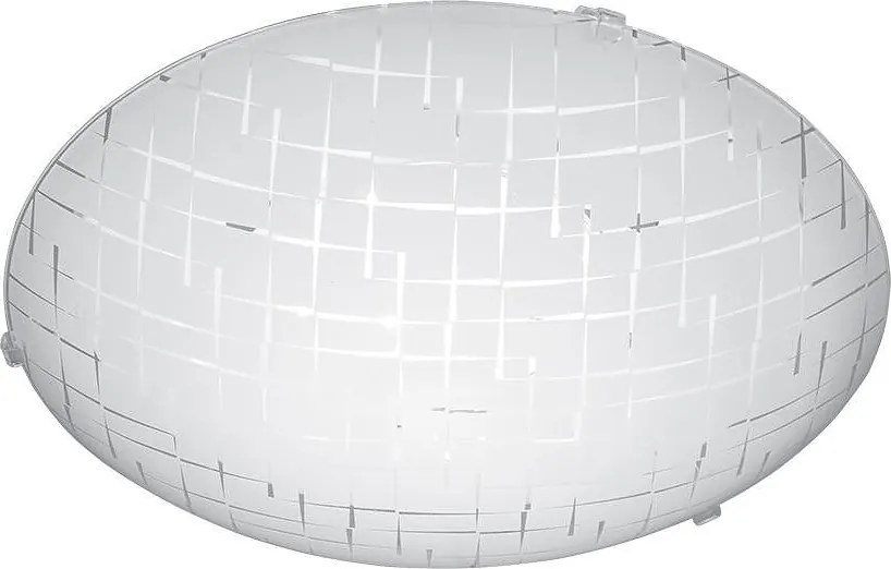 Плафониера НИКЕЯ LED, ø400, бял гланц, 24W, 4000K