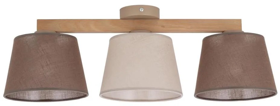 Brilagi - Повърхностно монтиран полилей LATTE SABIA 3xE27/15W/230V бор/микс