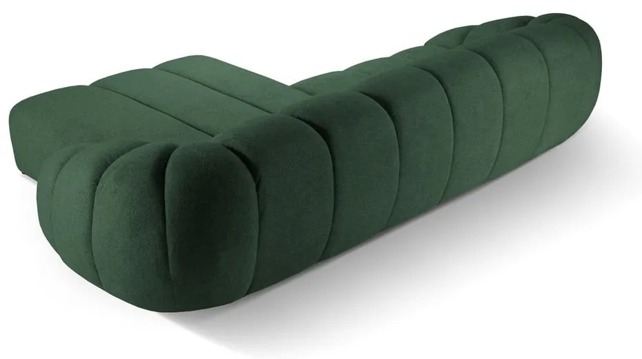 Зелен ъглов диван (десен ъгъл) Diana – Micadoni