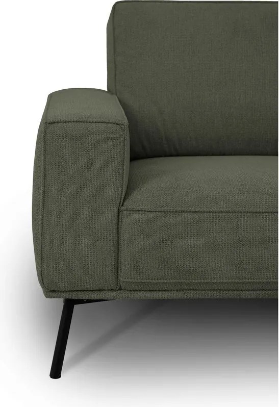 Тъмнозелен шенилов ъглов диван (десен ъгъл/L форма) Amsterdam – Scandic