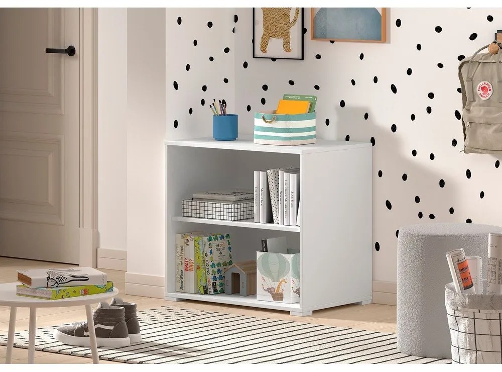 Бяла детска библиотека 68x62x43 cm Sam – Vipack