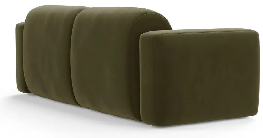 Кадифен диван в цвят каки 220 cm Strino – Cosmopolitan Design