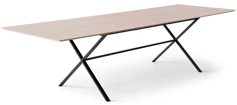 Сгъваема трапезна маса с допълнителна плоча с дъбов плот 100x210 cm Meza – Hammel Furniture