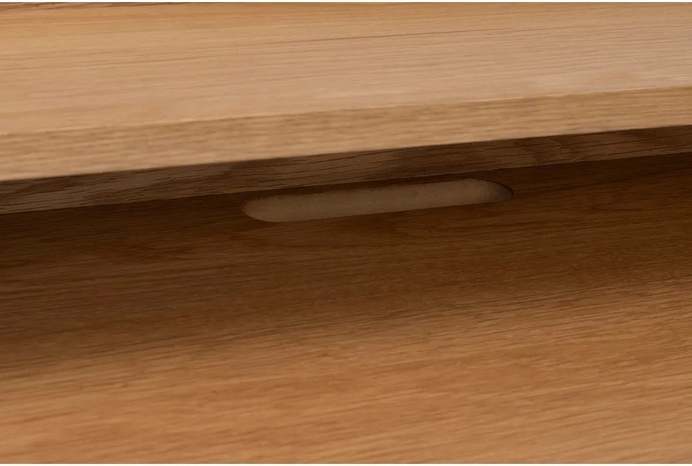 Работна маса с дъбов плот 60x120 cm Giorgio – White Label