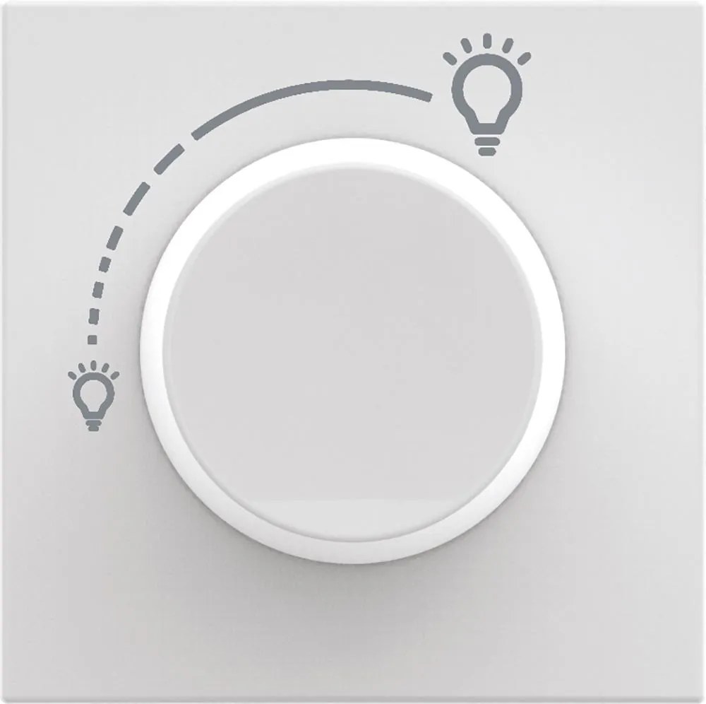 BTICINO Димер ротативен L5-300VA LED5-200W 2 мод. цвят Бял Classia - RW4415