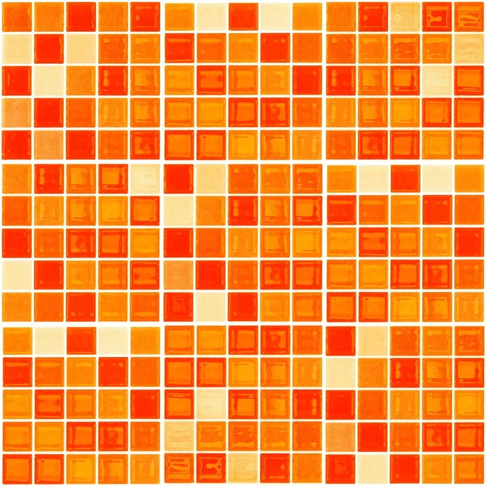 Комплект от 9 декоративни стикера за стена Mosaics, 10 x 10 cm - Ambiance