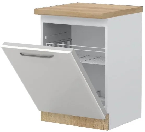 Преден шкаф за съдомиялна машина Modena K60-White glossy