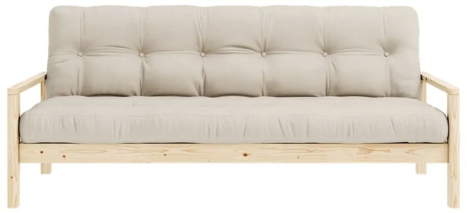 Бежов разтегателен диван 205 cm Knob - Karup Design