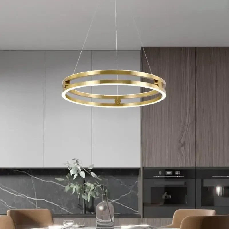 Lampa wisząca LHJ015-CP 60 CM GOLD