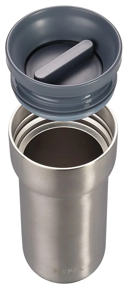 Термочаша в сребрист цвят 375 ml Natural brushed – Mepal