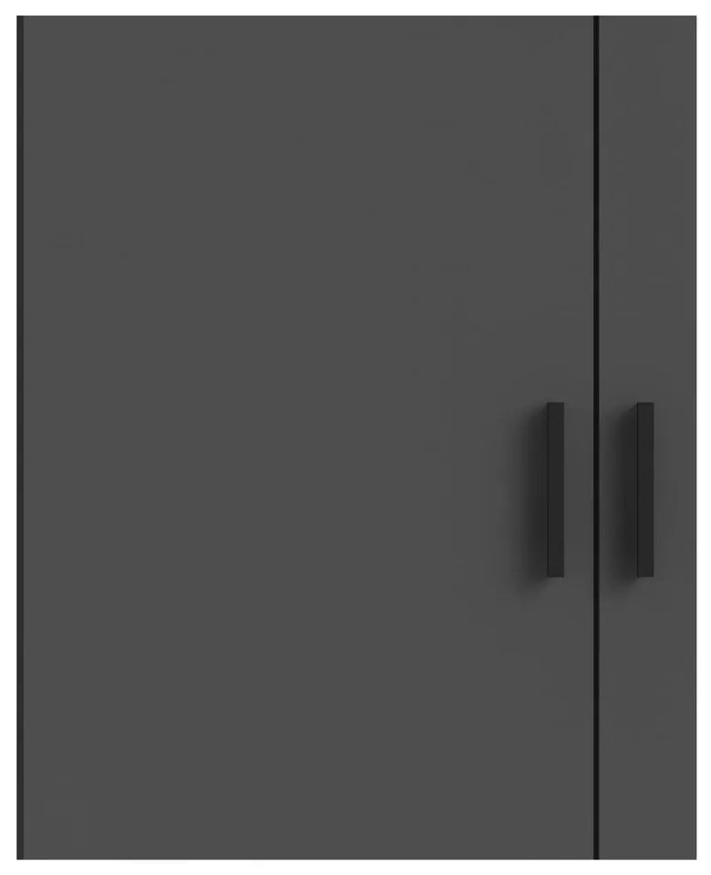 Тъмносив гардероб 99x200 cm Sprint – Tvilum