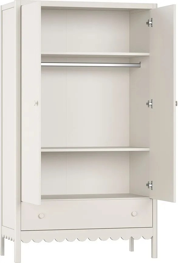 Бежов детски гардероб 110x190x55 cm Swingo – Vipack