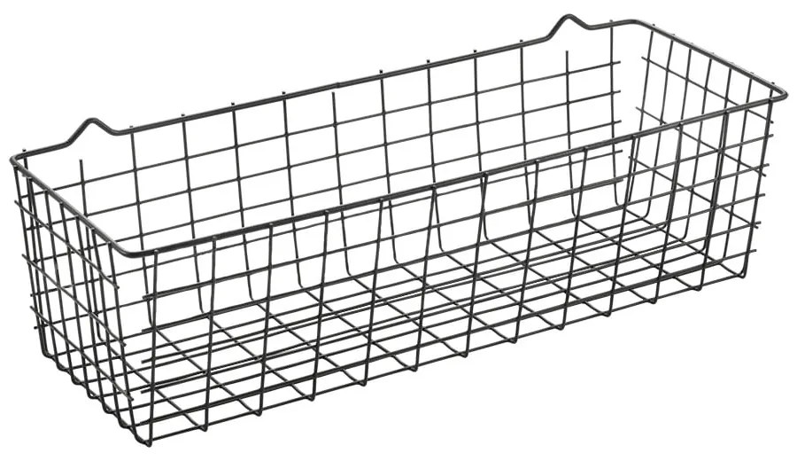 Черна стенна кухненска кошница Lava Koala - Metaltex