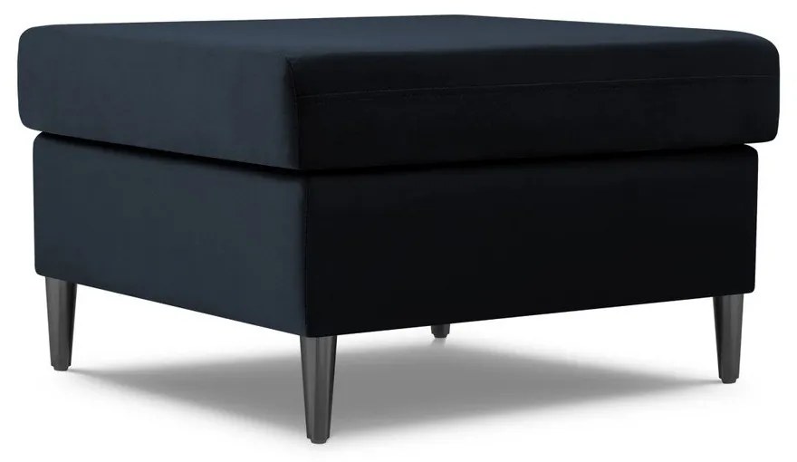 Тъмносиня кадифена табуретка Kyoto – Cosmopolitan Design