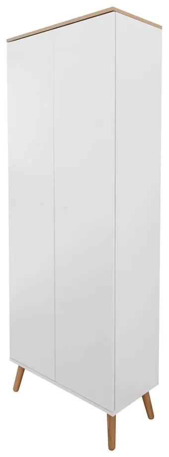 Бял гардероб 79x201 cm Dot - Tenzo