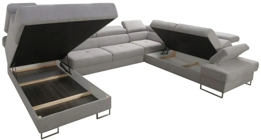 Ъглов диван Gelito Max I LTHR-Leuko-Right