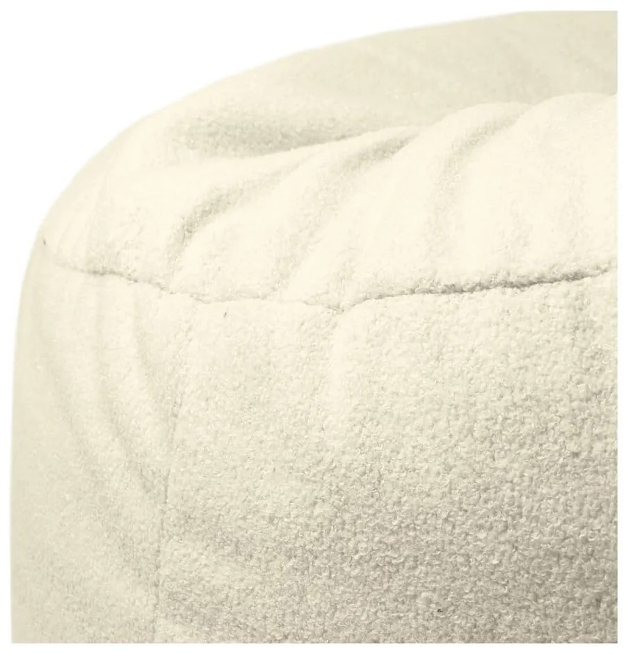 Светлосив пуф от букле Om 110 – SLOWDOWN