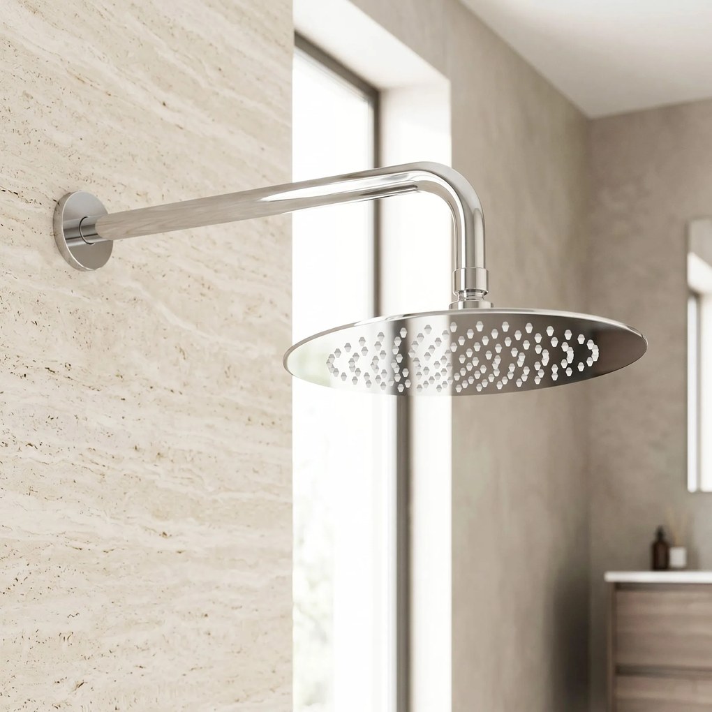 Кръгла душ глава REA JS-P014 25cm Chrome
