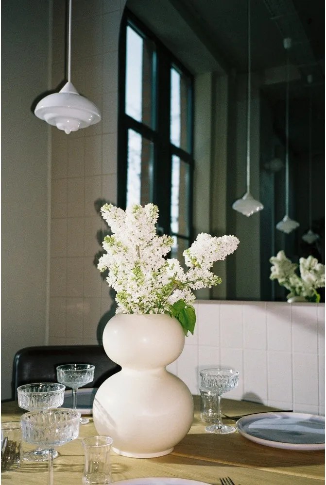 Бежова керамична ваза (височина 36 cm) Tuga – noo.ma