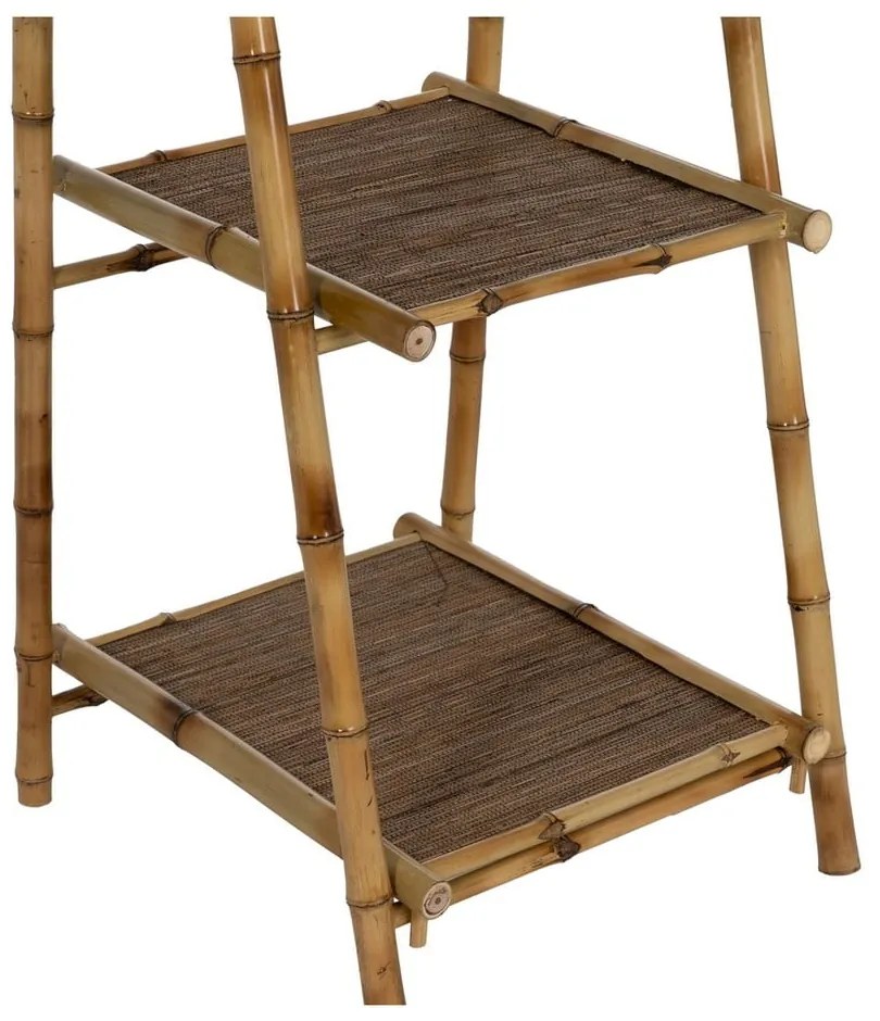 Бамбуков стелаж в естествен цвят 48x152x50 cm Manali – Ixia