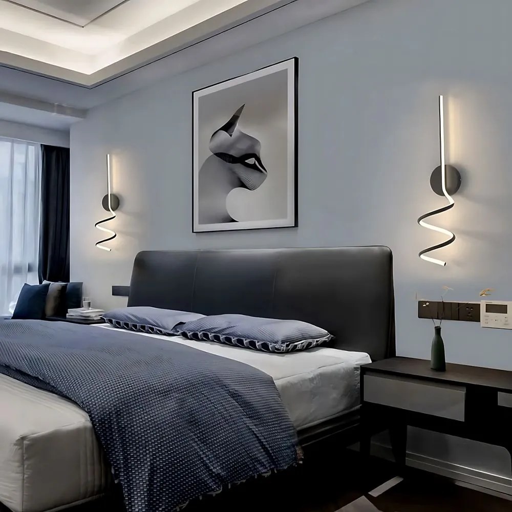 СТЕННА ЛАМПА LED LHJ061-W BLACK