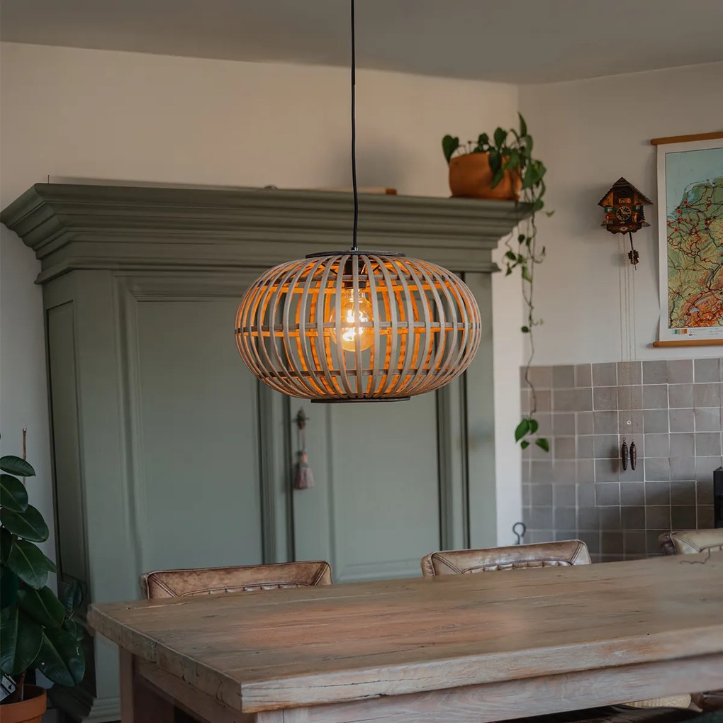 Ориенталски висящ аплик бамбук 44 см - Amira