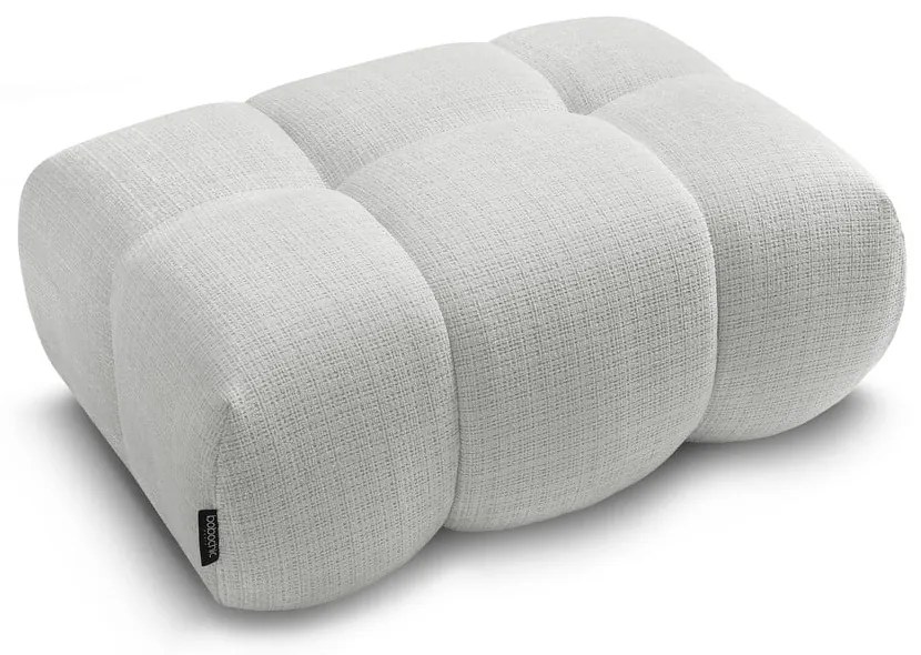 Светлосива шенилова табуретка Ivane – Bobochic Paris