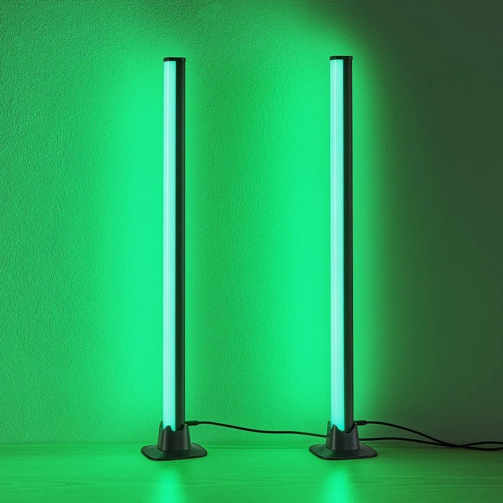 Черна метална LED настолна лампа (височина 55 cm) Boy – Reality