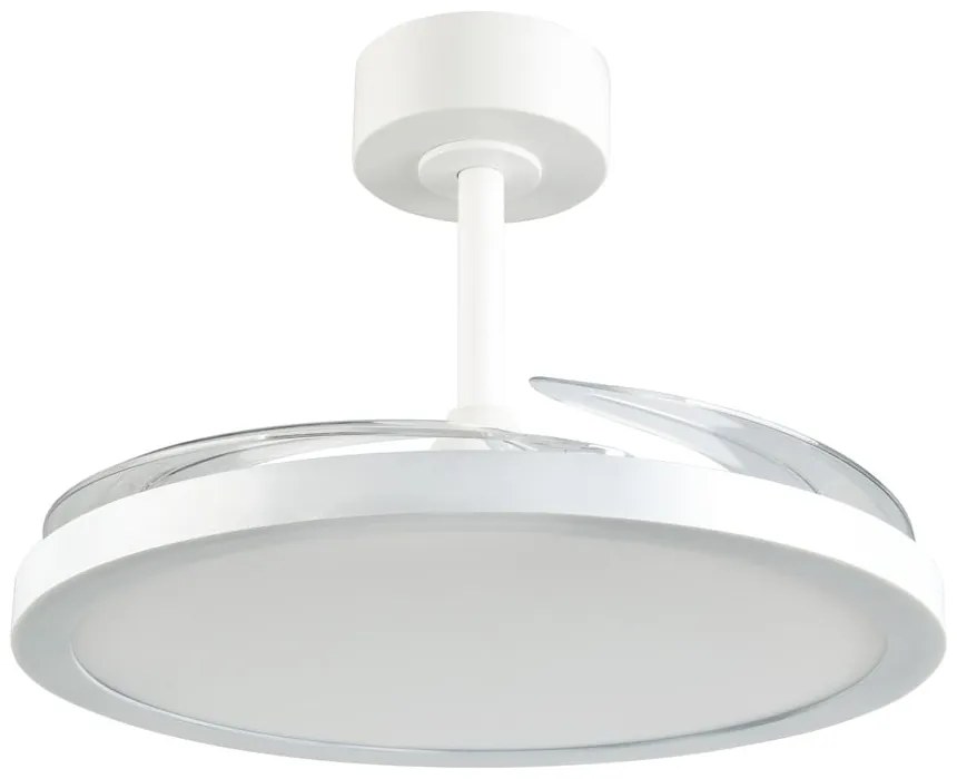 Бяло LED осветително тяло за таван Kasfjord – Trio