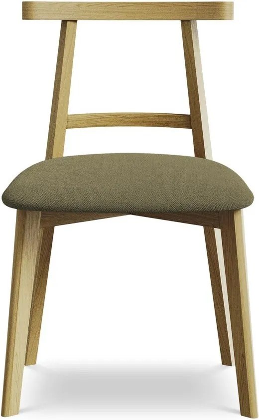 Зелен трапезен стол от масивна дървесина Ohelo – Makamii