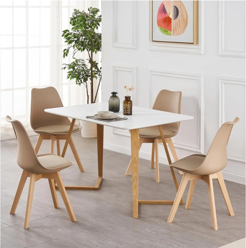 Трапезен стол atmosphera Baya, Бежов