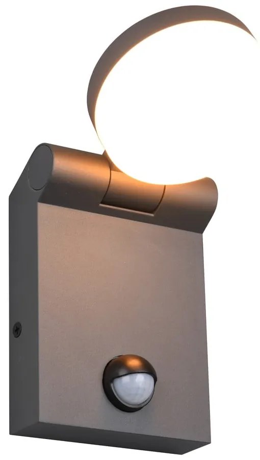 Външно осветително тяло със сензор за движение (височина 19 cm) Adour – Trio