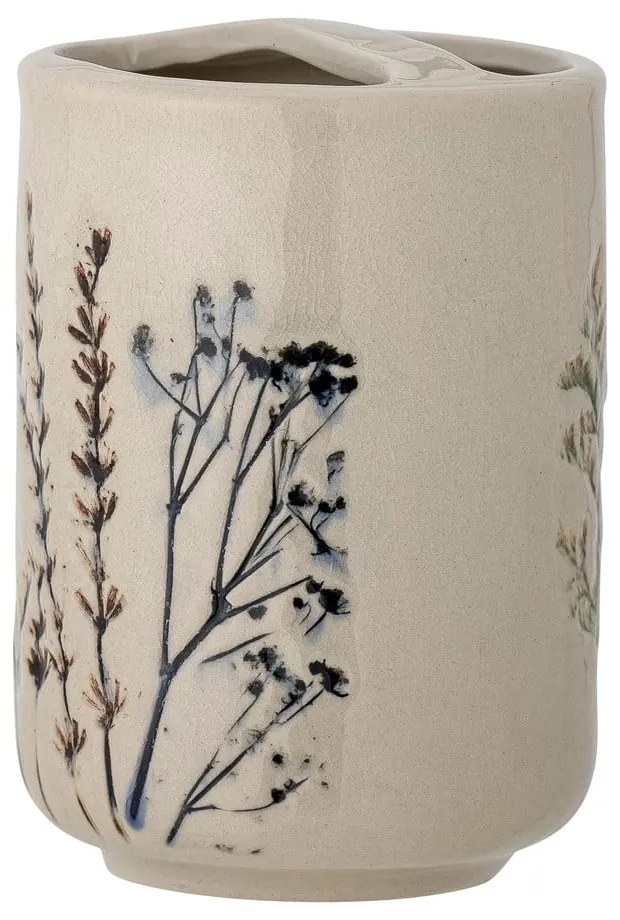 Кремав керамичен комплект аксесоари за баня Bea – Bloomingville