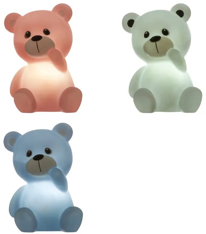 Детска нощна лампа atmosphera Teddy Bear, Включени батерии, 14 см