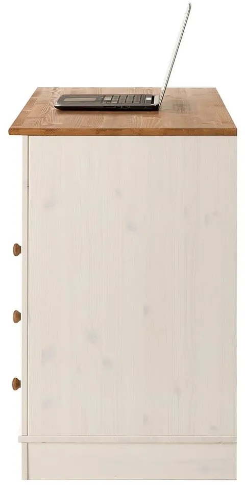 Работна маса с боров плот 50x140 cm Anita – Støraa