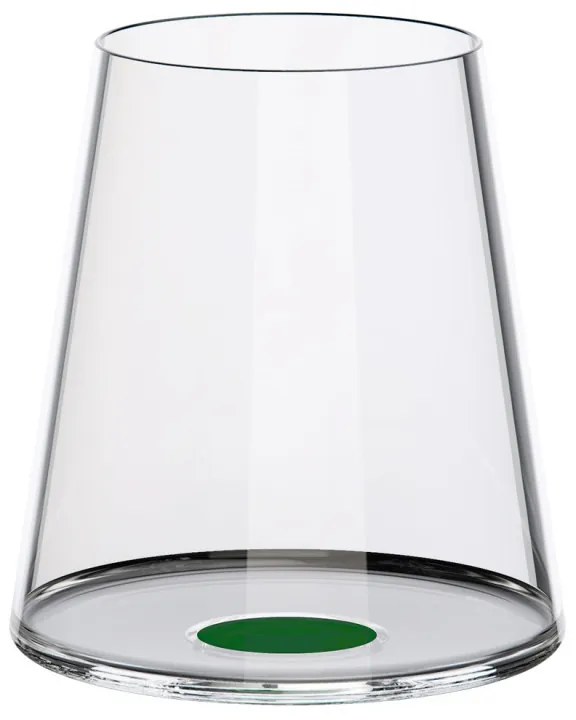 Комплект 2 бр кристални чаши за червено вино Trebonn SplitGlass 2025113, 450 мл, Ø9.2x10.5 см, Модулна система, Зелен