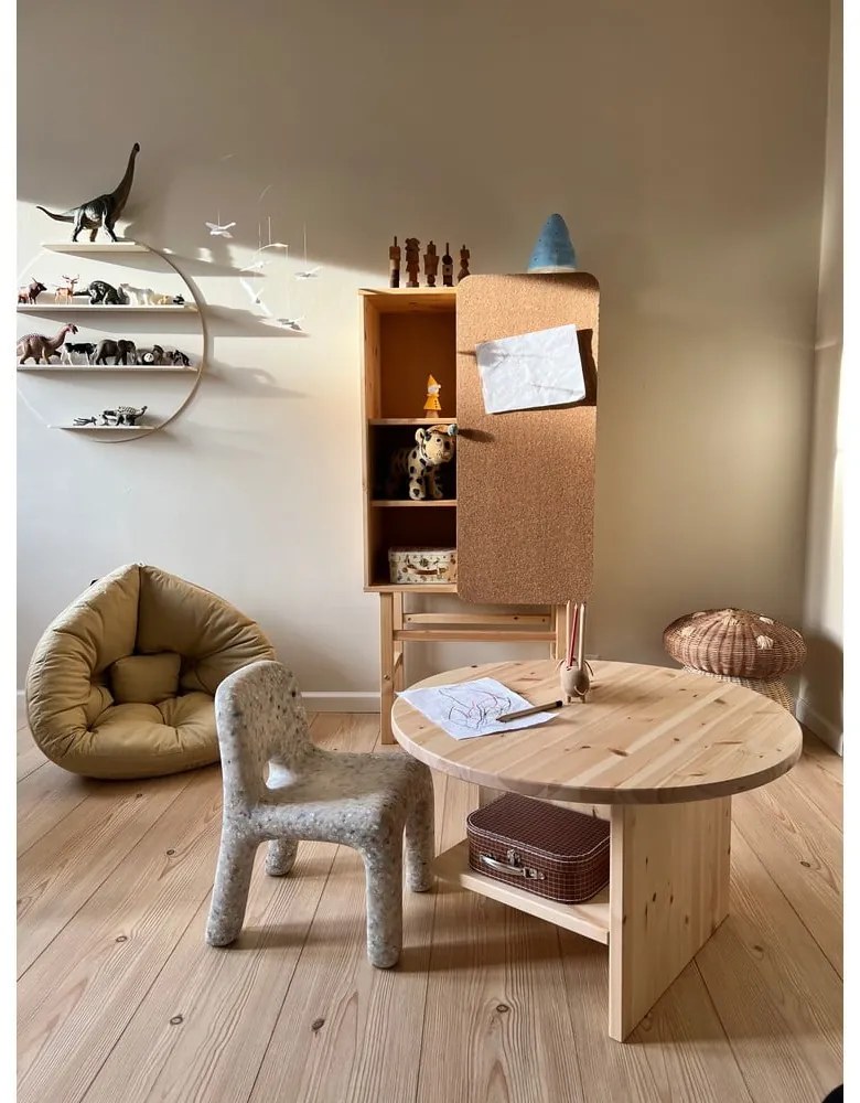 Детско кресло за релакс в черно и сиво Mini Nido - Karup Design